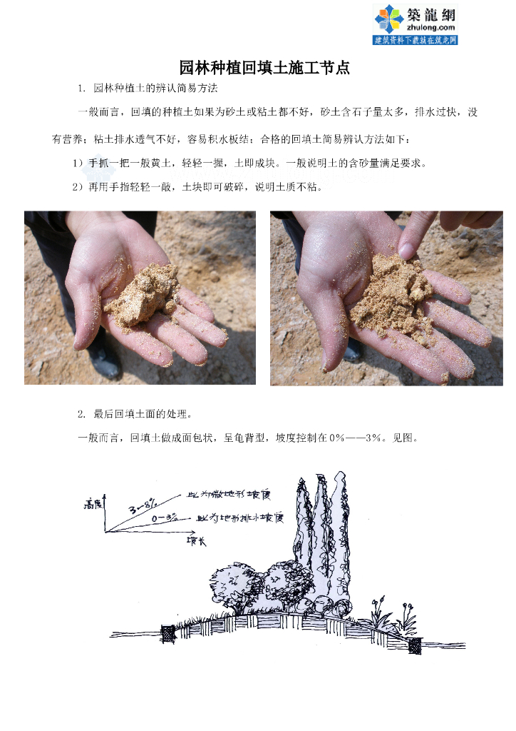 园林种植回填土施工方法.word