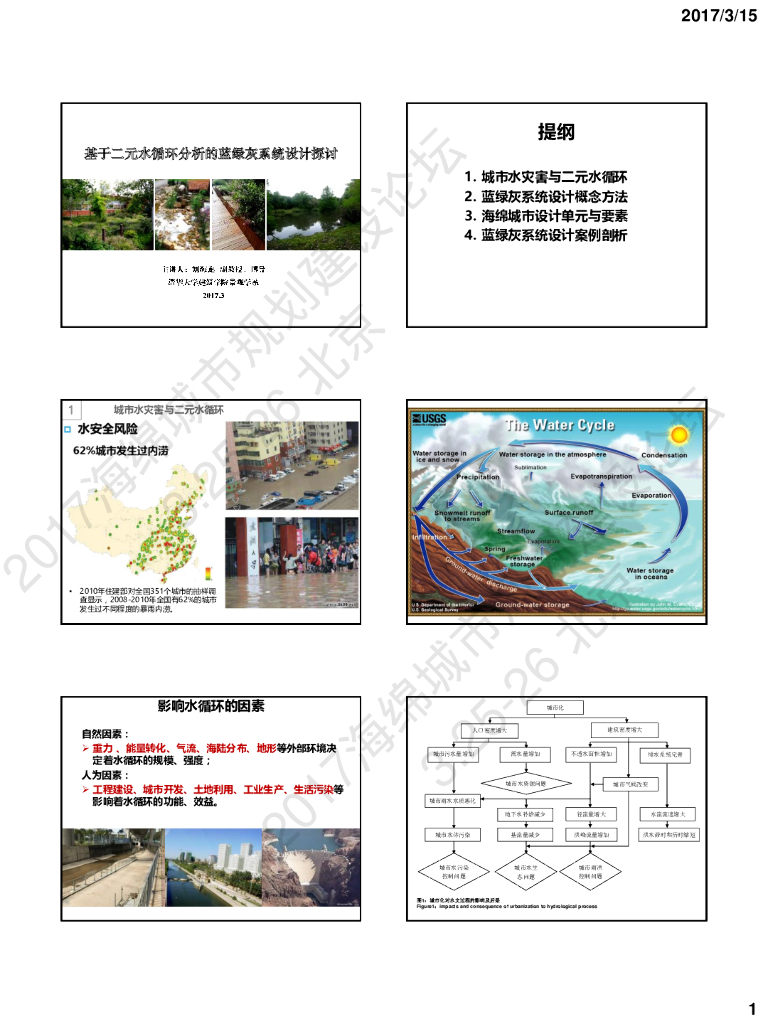 基于二元水循环分析的蓝绿灰系统设计探讨-刘海龙