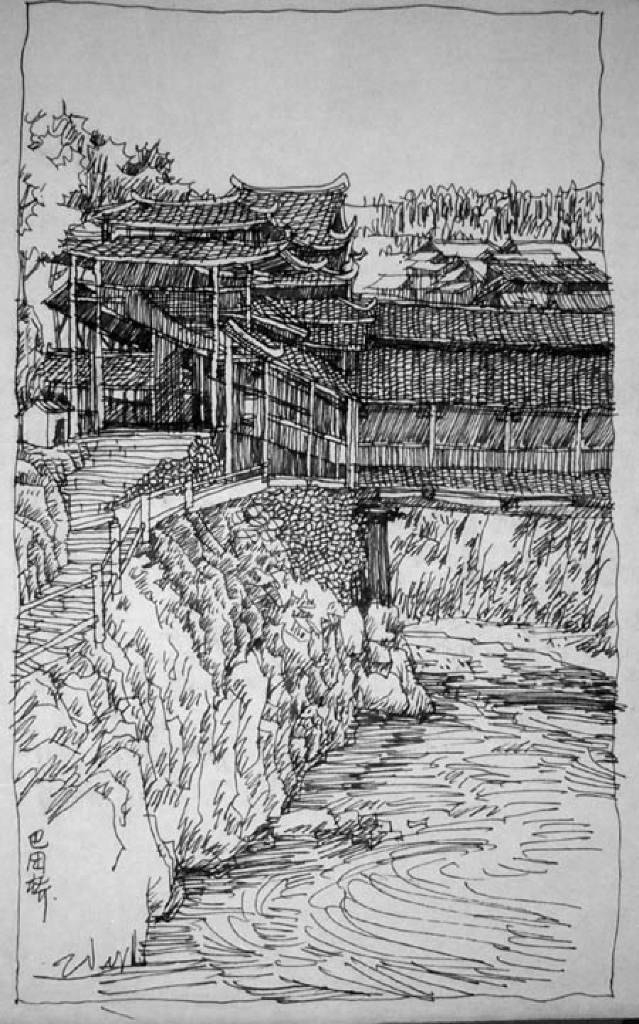 朱振中建筑钢笔画（共91页）