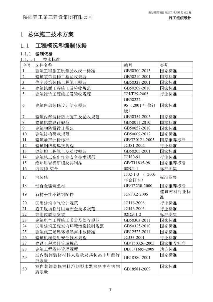高层及洋房精装修工程施工组织设计_第7页