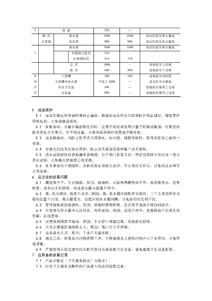 卫生间洁具安装工艺_第9页