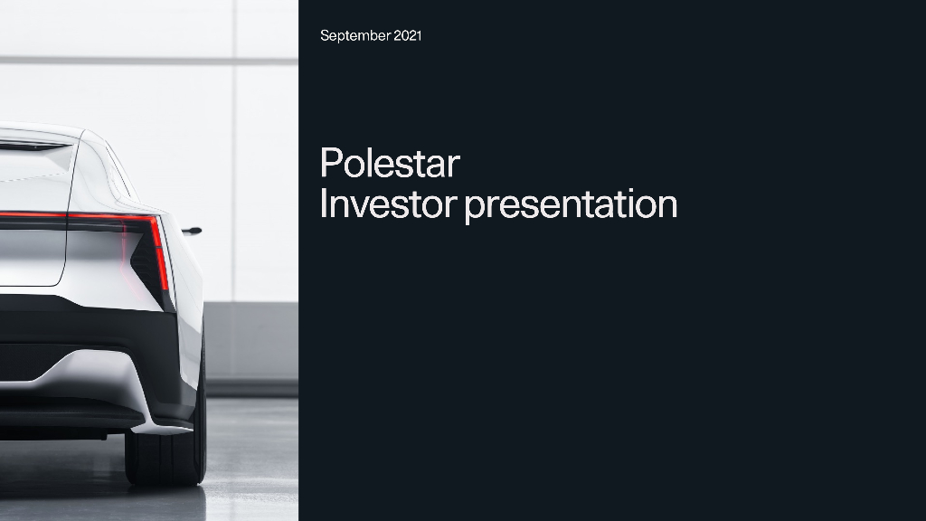 极星电动车BP商业计划书：Polestar Investor Presentation