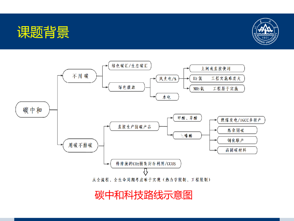 山东大学朱维群：碳中和顶层科技路线设计开发——化石燃料固碳利用的能源工业路线_第8页