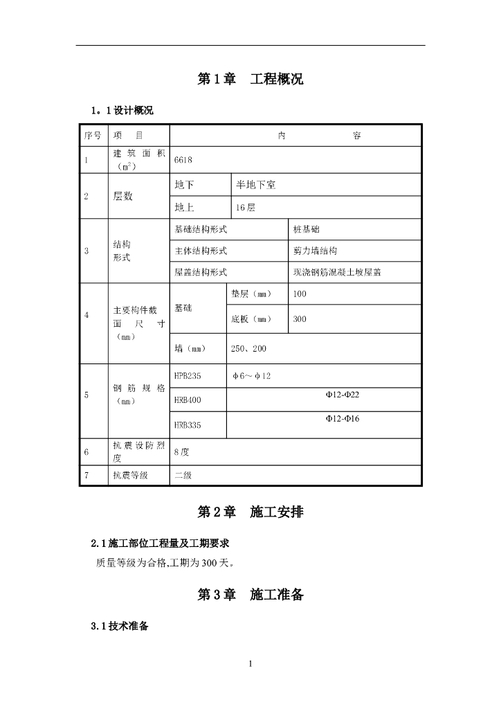 剪力墙结构项目工程楼模板工程施工方案