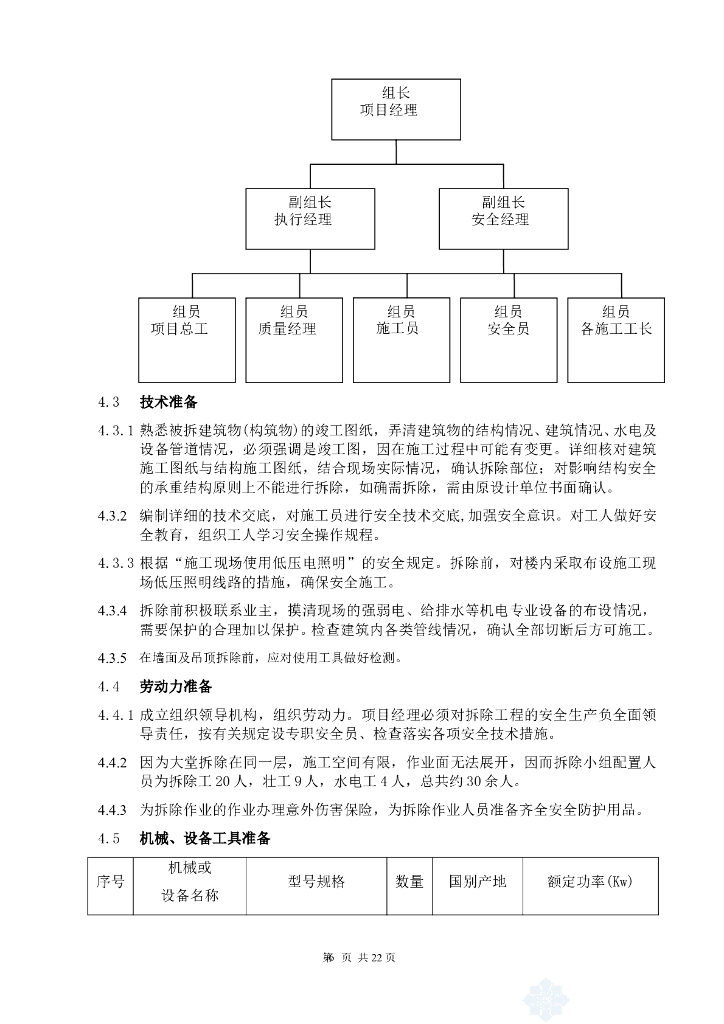 室内装饰装修工程拆除施工方案_第6页