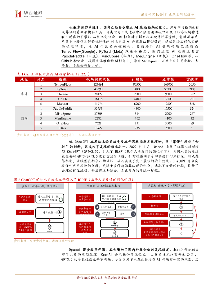 华西证券：AGI（通用人工智能）专题之二：“文心一言”发布，国内厂商距离复现ChatGPT有多远？_第6页