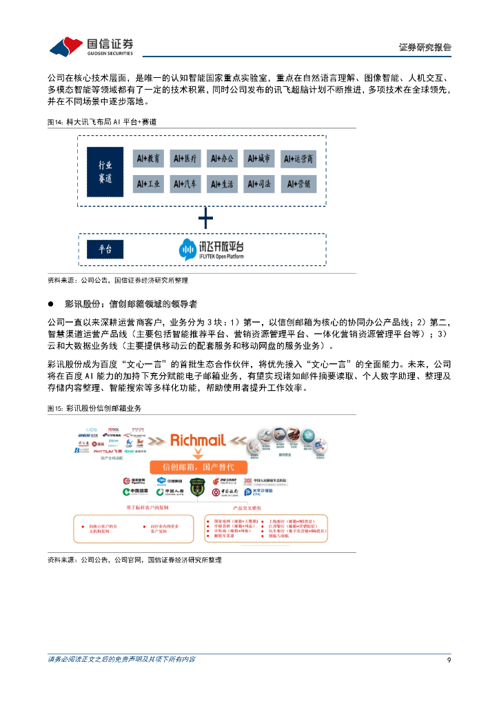 国信证券：人工智能行业点评：Microsoft 365 Copilot发布，国内外AI应用有望加速落地_第9页