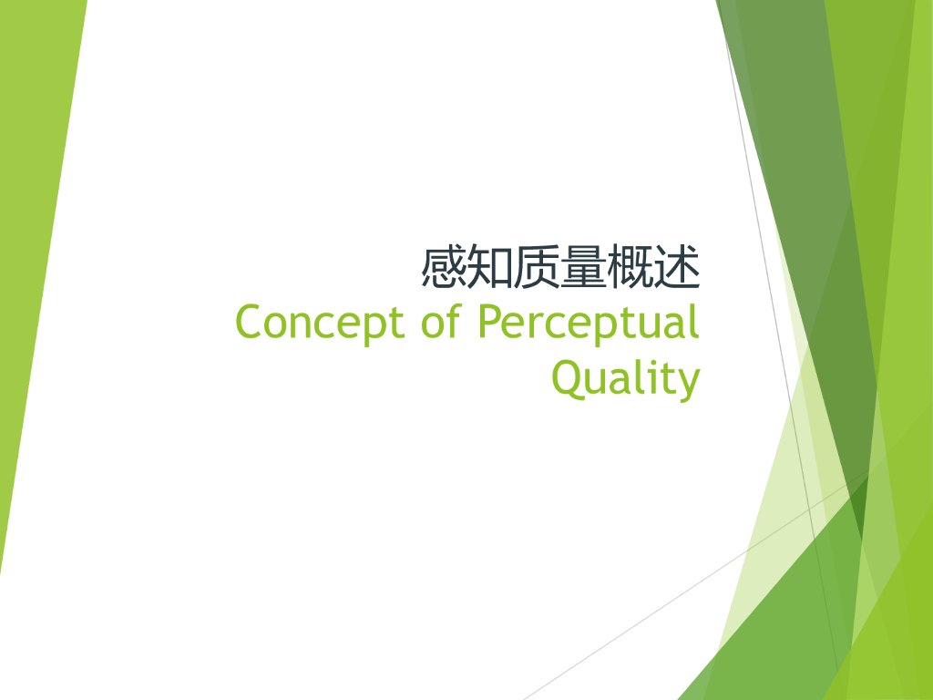 汽车感知质量概述