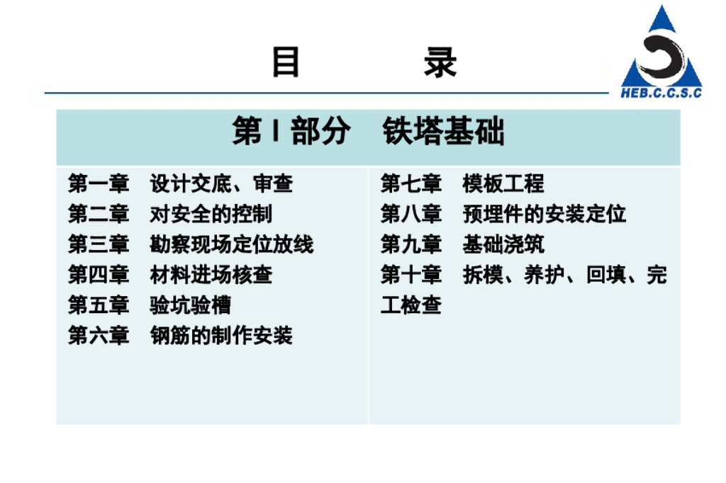 铁塔基础施工培训讲义(PPT,78P)