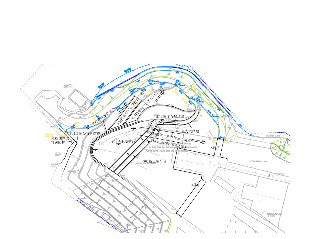[广州]马匹运动训练场挡土墙恢复工程W24挡土墙拆除专项施工方案专家论证后修改（附开挖进度计划）