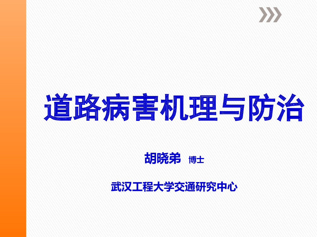 道路病害机理与防治讲义(120页)