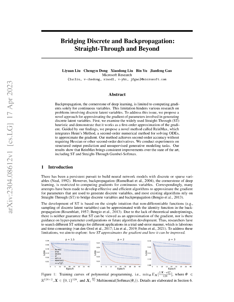 离散与反向传播之间的桥梁：Through-Straight 及其拓展（英文版）