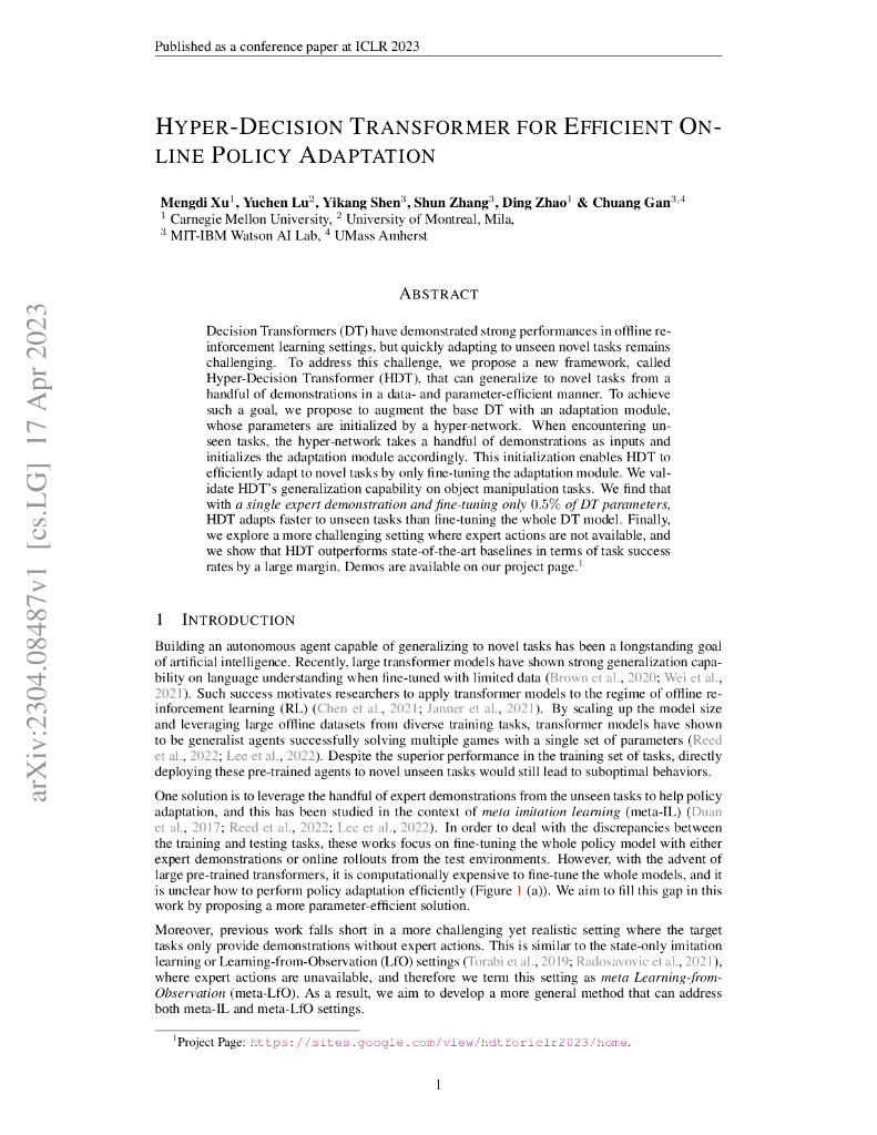 高效在线策略适应的超级决策 Transformer（英文版）