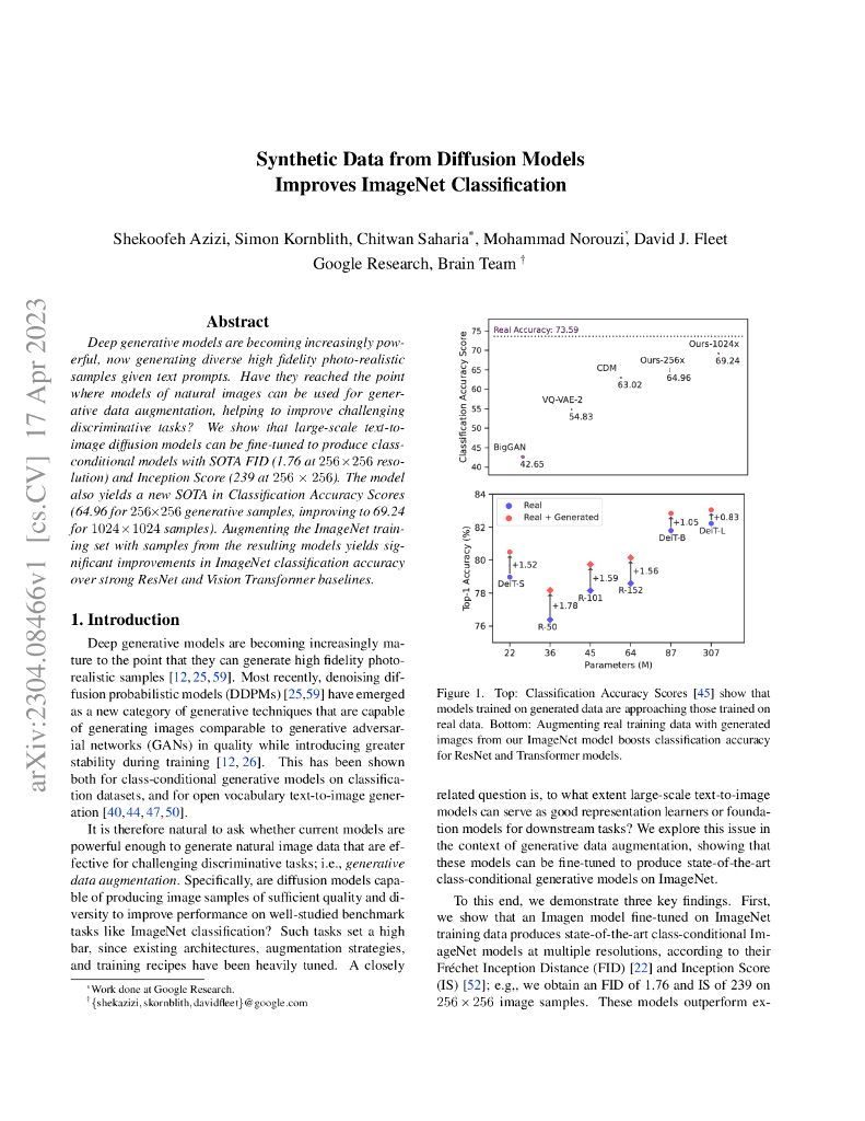 扩散模型生成的合成数据提升 ImageNet 分类准确性（英文版）