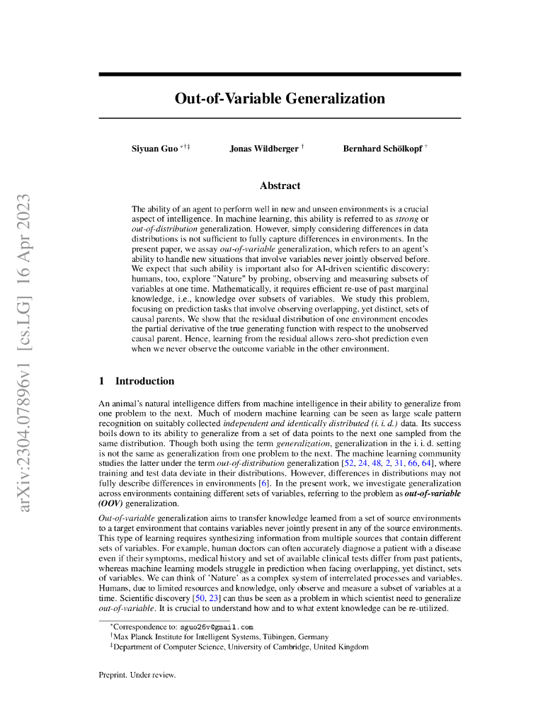 非变量泛化（英文版）