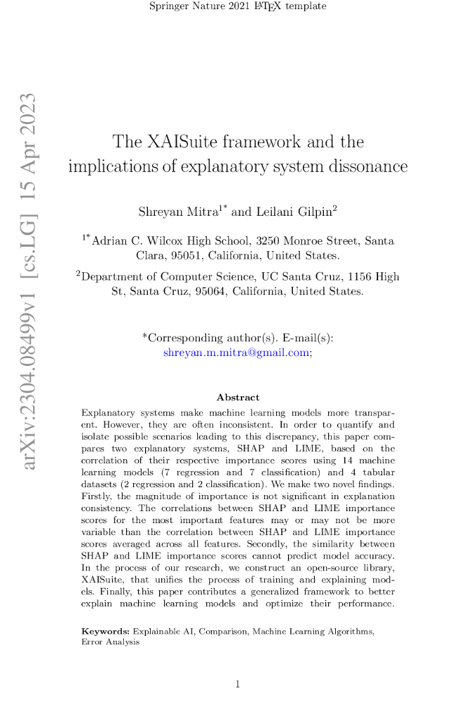 XAISuite 框架及解释系统不协调的影响（英文版）