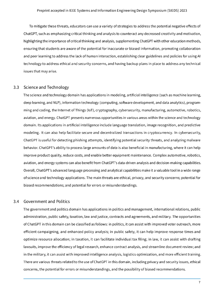 ChatGPT: 应用、机遇和威胁（英文版）_第7页