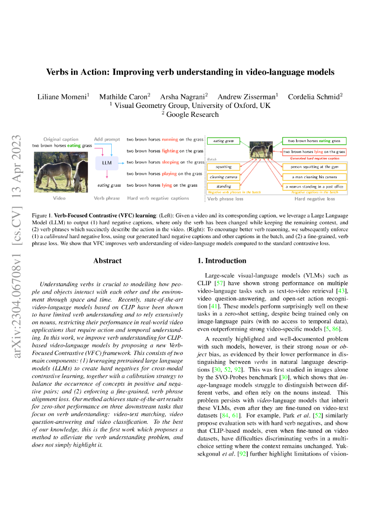动词在行动：提高视频语言模型中动词理解能力（英文版）