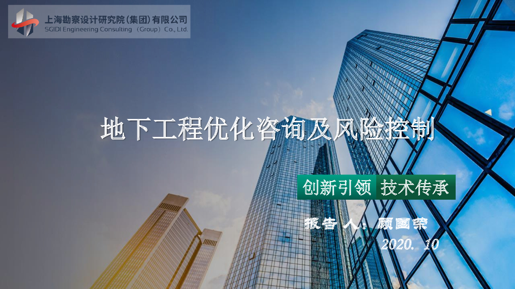 地下工程优化及风险控制（2020，55p）