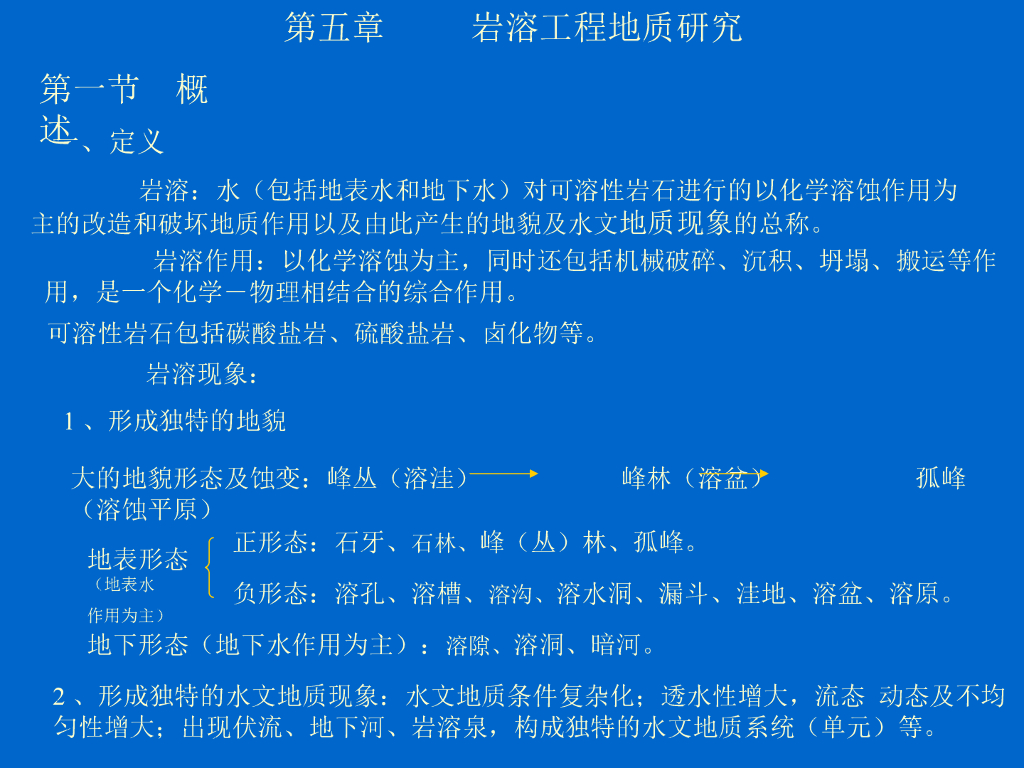 岩溶工程地质研究培训讲义PPT(48页)