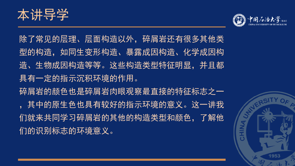 沉积岩与沉积相4.3碎屑岩的其他构造及颜色