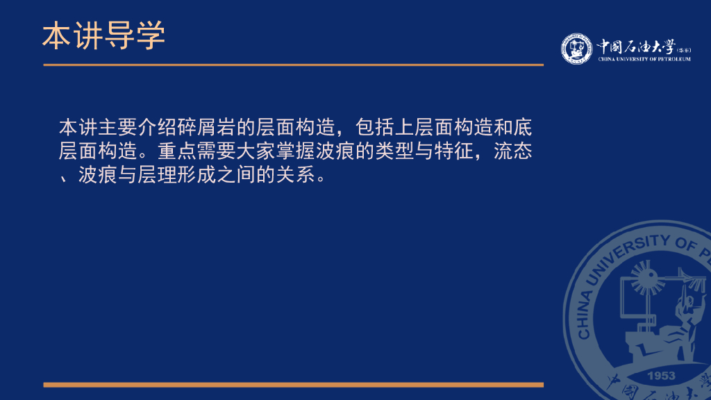 沉积岩与沉积相4.2碎屑岩的构造—层面构造