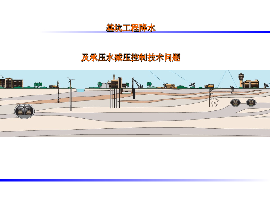 基坑降水及承压水减压控制问题讲义（78页）