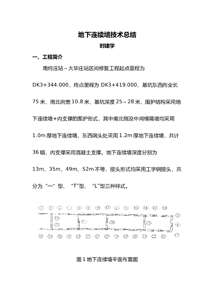 围护结构地下连续墙技术总结（图文丰富）