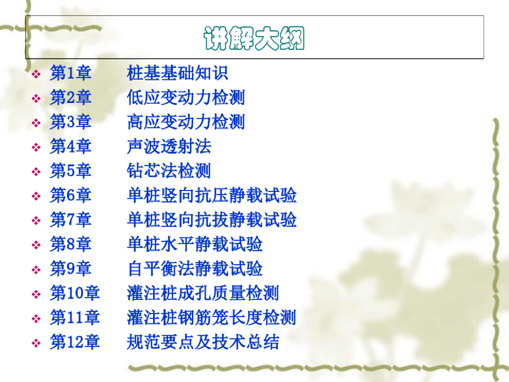10种桩基工程检测技术培训课件(156页)