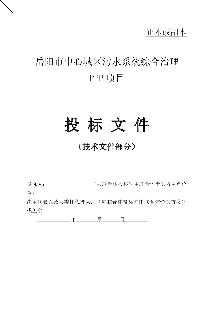污水系统综合治理PPP项目技术标2022+477P