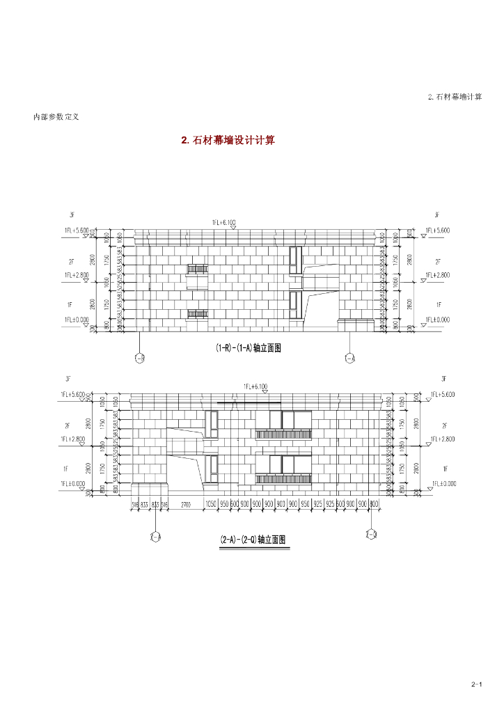 石材幕墙设计计算（PDF，17页）