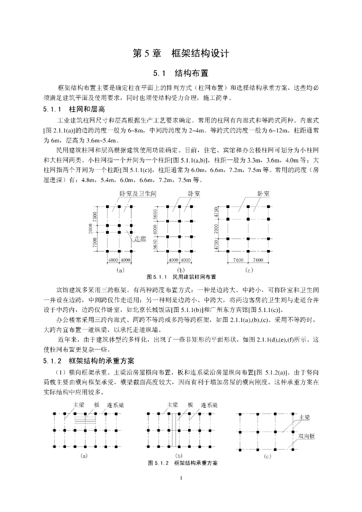 框架结构设计（PDF，28页）