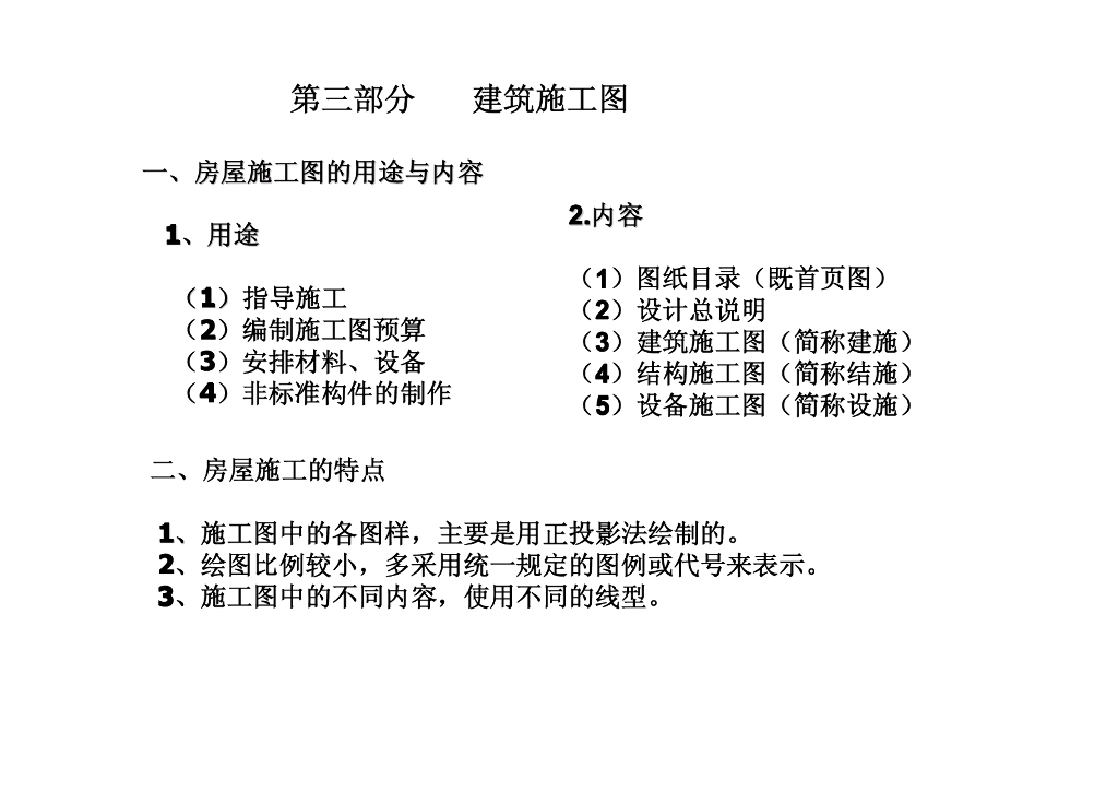 CAD工程建筑施工图符号大全