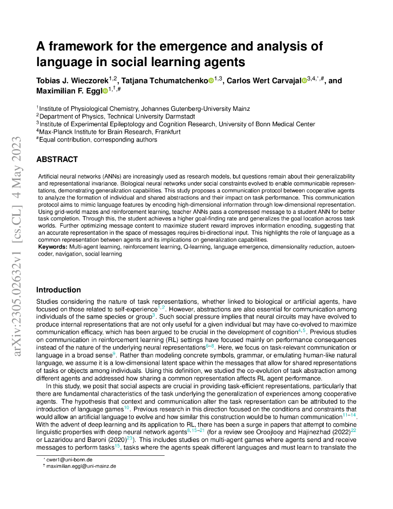 社交学习智能体语言演化和分析框架（英文版）