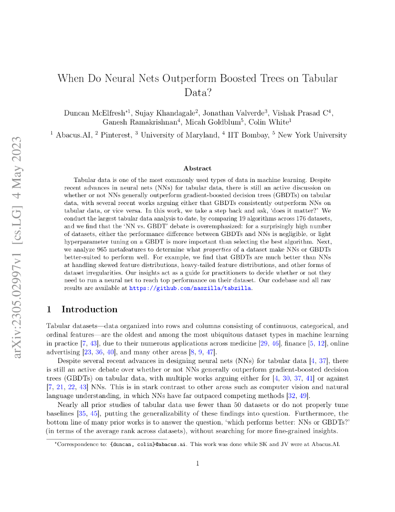 神经网络何时在表格数据上优于增强树？（英文版）