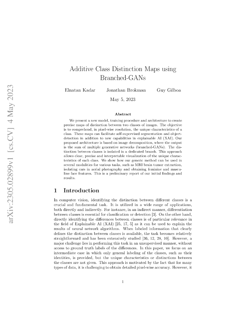使用分支 GAN 生成叠加类别分割图（英文版）