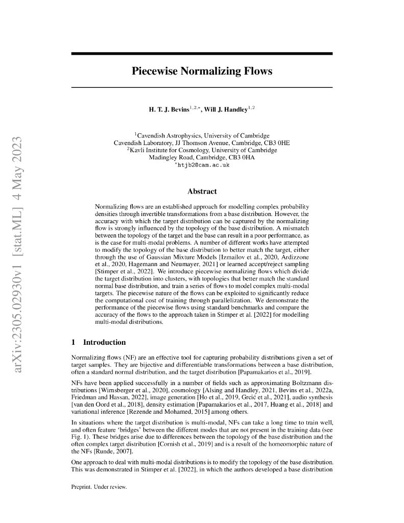 分段正则流（英文版）