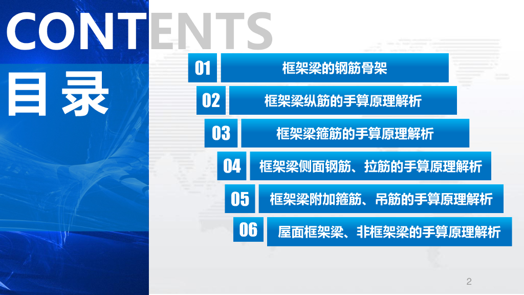 框架梁钢筋——手算