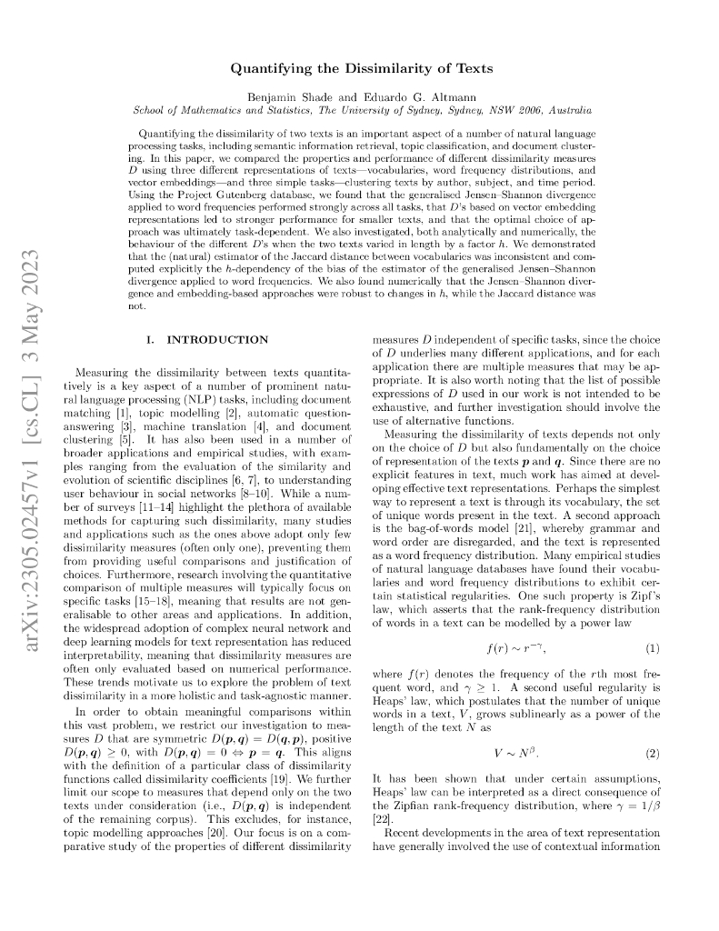 量化文本的差异性（英文版）