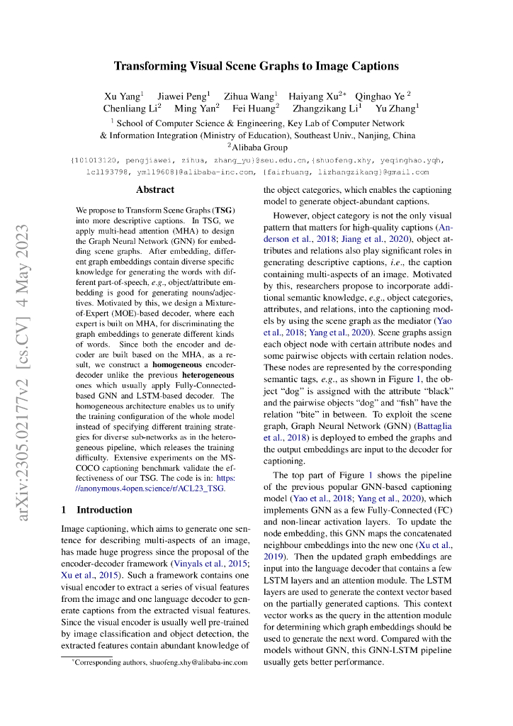 将视觉场景图转换为图像说明（英文版）