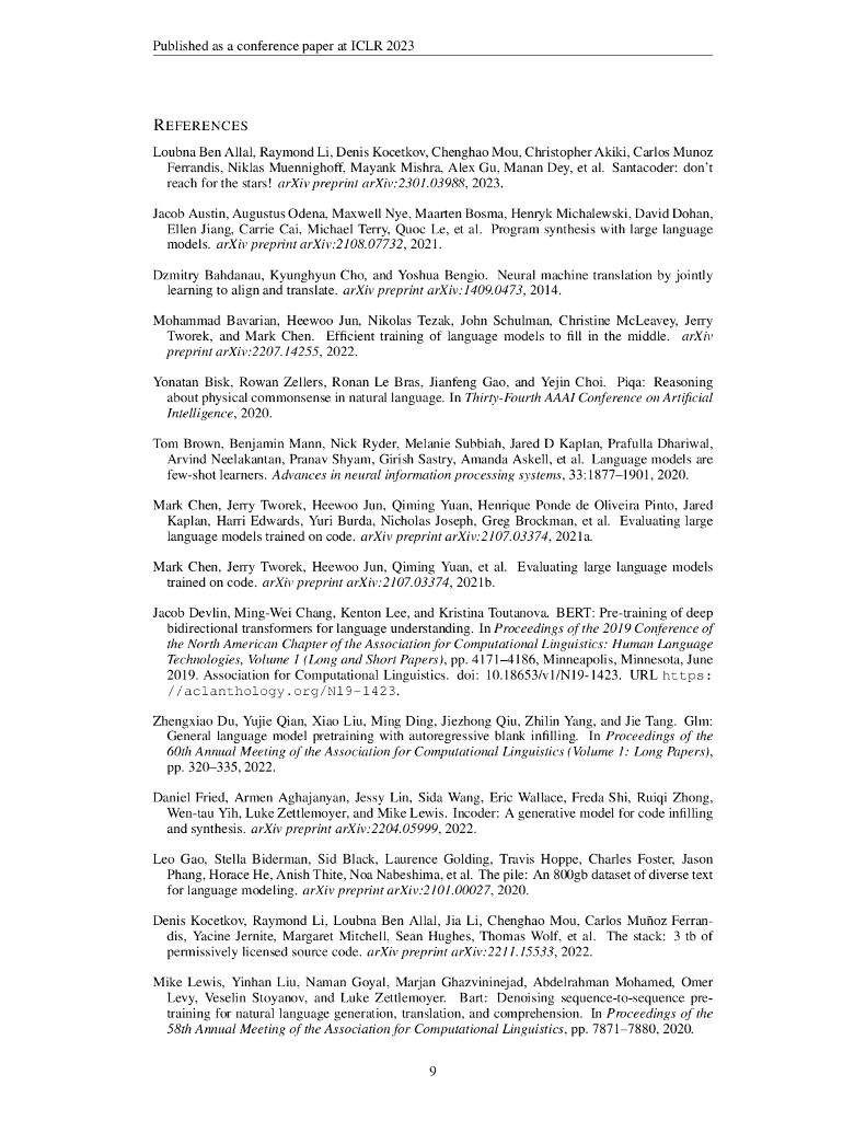 CodeGen2：训练大型语言模型处理编程和自然语言的经验教训（英文版）_第9页