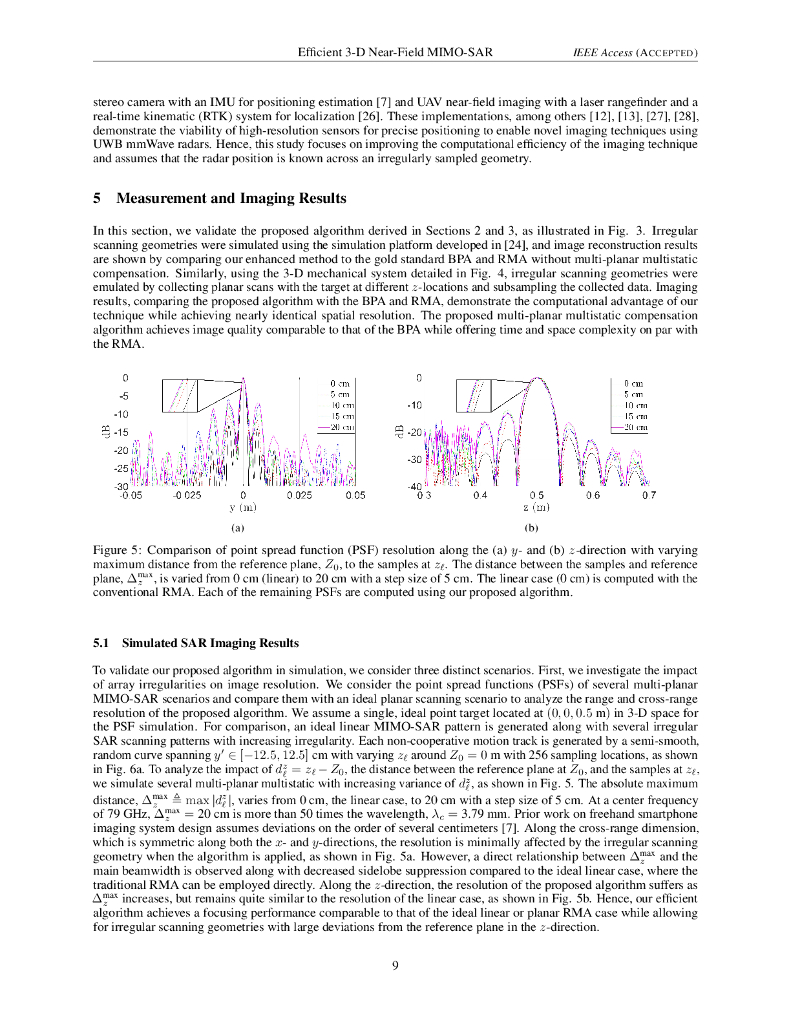 针对不规则扫描几何形状的高效三维近场 MIMO-SAR 成像（英文版）_第9页