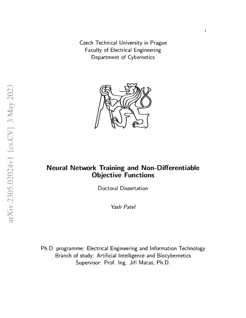 神经网络训练与非可微目标函数（英文版）