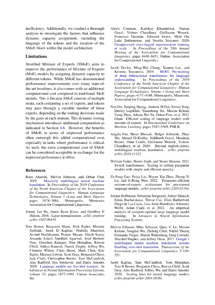 朝着参数效率化迈进：具有动态容量的分层稀疏激活变压器（英文版）_第9页