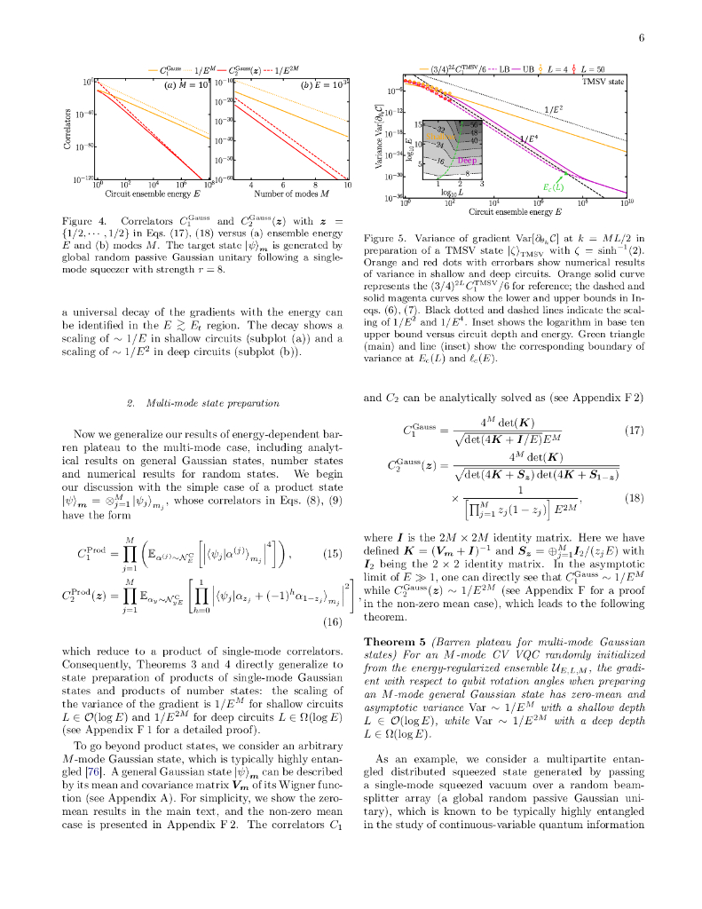 玻色变分量子电路中的能量依赖性贫瘠高原（英文版）_第6页