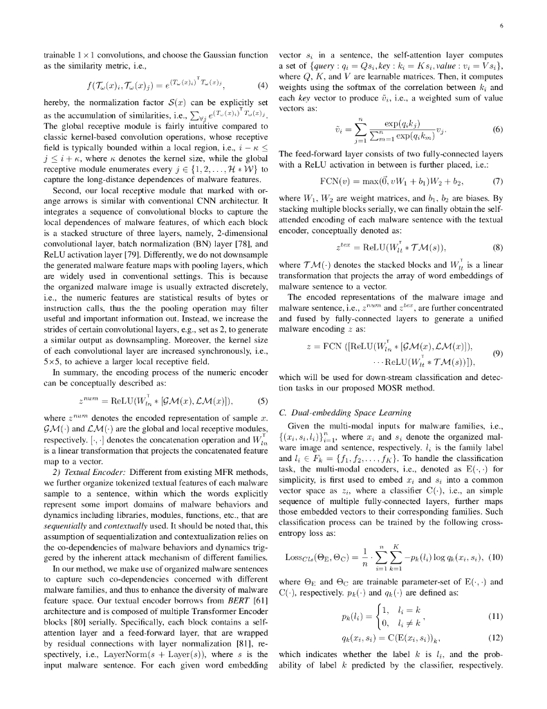 MDENet：用于恶意软件开放集识别的多模态双嵌入网络（英文版）_第6页