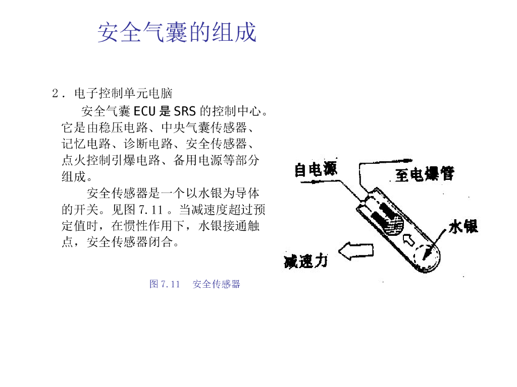 汽车的安全气囊系统的工作原理_第10页