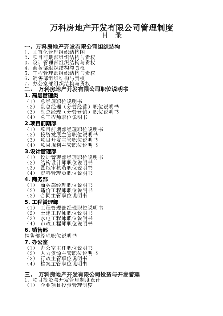 知名地产房地产集团公司全套管理制度及流程-213页