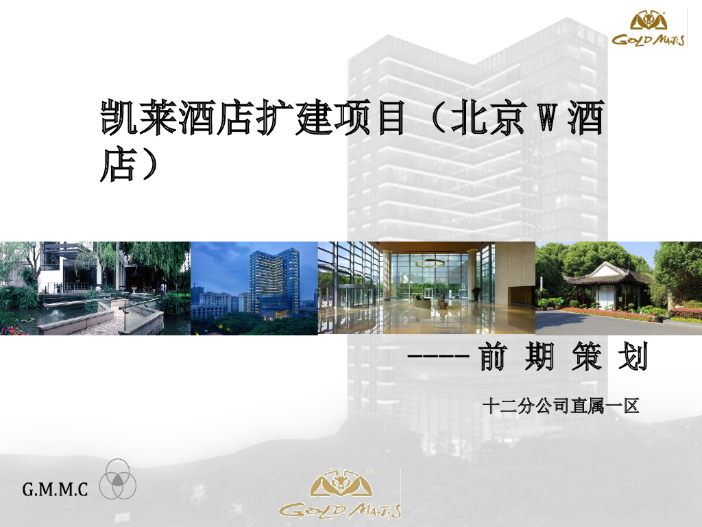 酒店扩建装饰装修项目前期策划（图文并茂）