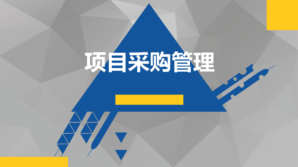 项目采购管理-36页